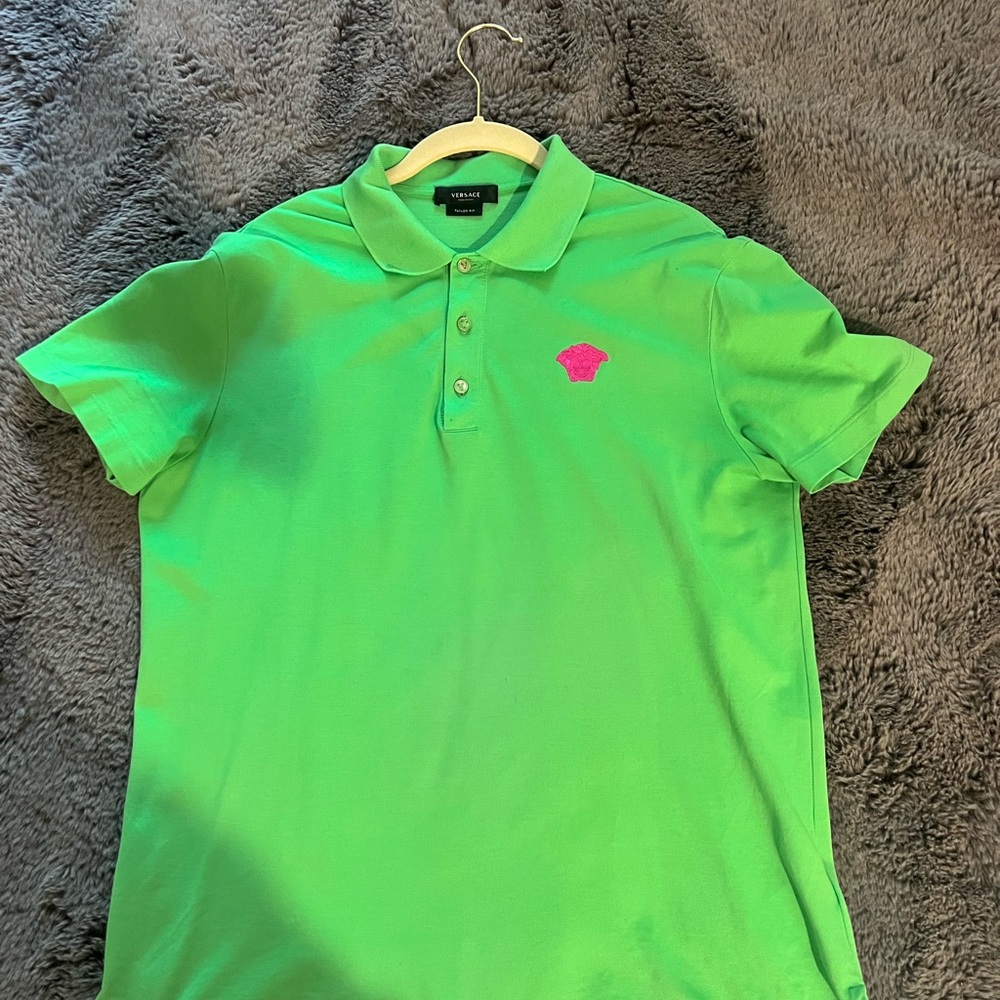 Versace Mint Green Polo
